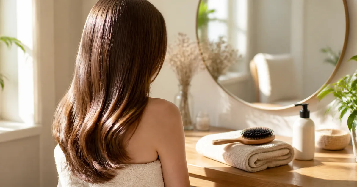 Cheveux brillants : gestes simples et erreurs fréquentes