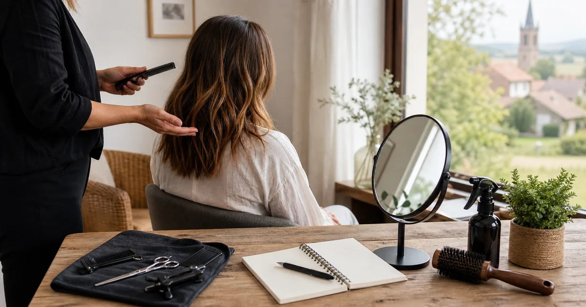 Coiffure à domicile au Born : pourquoi le diagnostic avant coupe compte vraiment